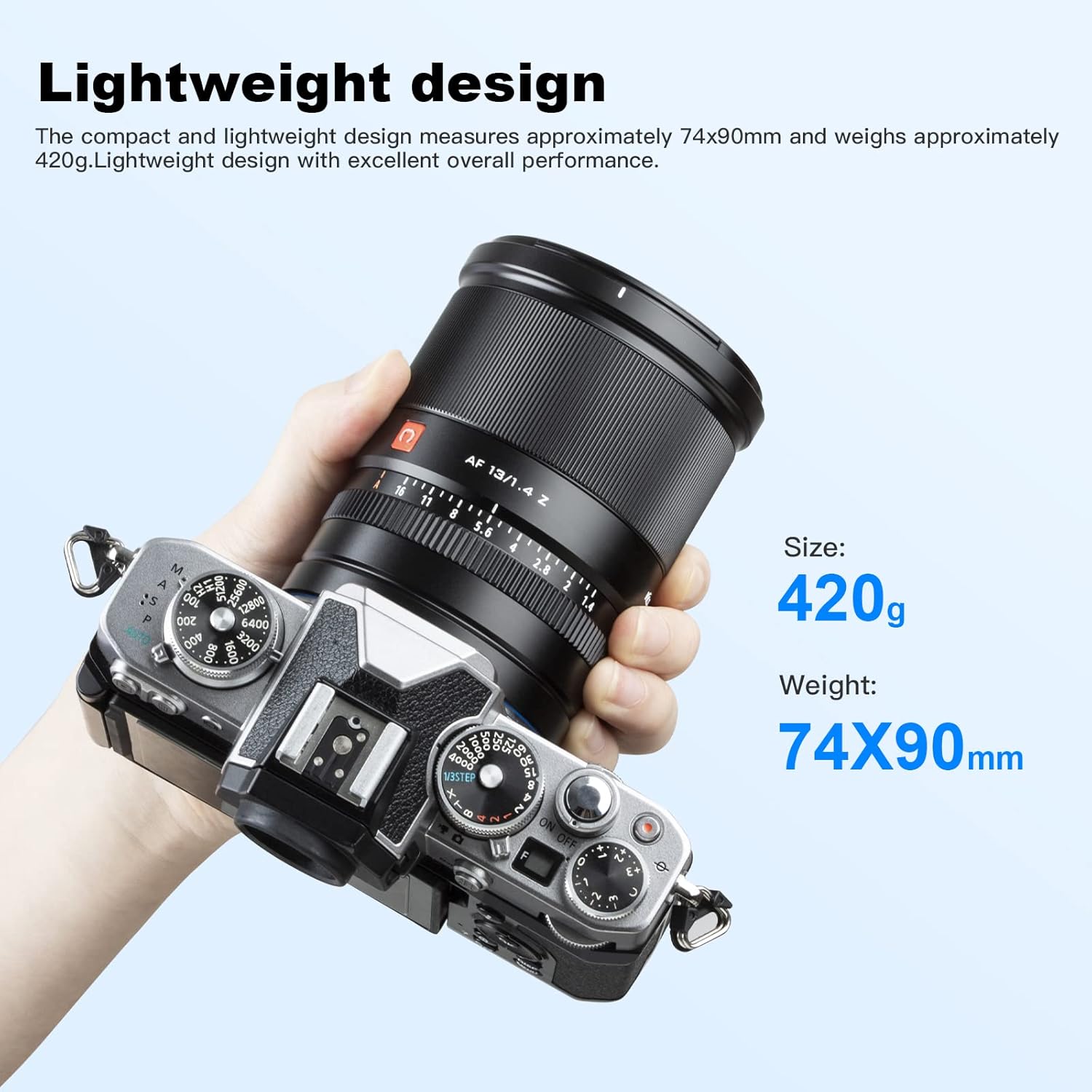 VILTROX Lente de montaje de 0.512 in f1.4 F1.4 Z, lente de gran angular Aps-C Prime para cámara Nikon Z Z5Z50Z6Z6IIZ7IIZFCZ30Z9 (lente de montaje Z