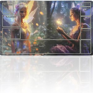 MTG – Tapete de juego TCG, con zonas más recientes para juegos de mesa de cartas, base de goma antideslizante, tapete grueso de 0.118 pulgadas, MTG – Tapete de juego TCG, con zonas más recientes para juegos de mesa de cartas, base de goma antideslizante, tapete grueso de 0.118 pulgadas,
