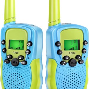 GINMIC Walkie Talkie para niños, juguetes para niños de 3 a 12 años con linterna LCD retroiluminada, paquete de 2 walkie talkies de largo alcance 22 GINMIC Walkie Talkie para niños, juguetes para niños de 3 a 12 años con linterna LCD retroiluminada, paquete de 2 walkie talkies de largo alcance 22