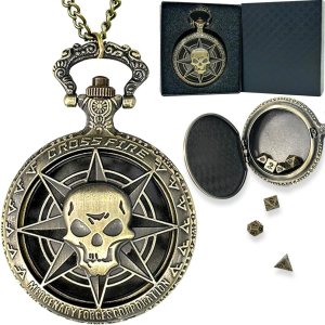 Juego de dados pequeños con estuche de metal para reloj de bolsillo, bolsa de dados para collar, juego de dados DND de metal pequeño antiguo Juego de dados pequeños con estuche de metal para reloj de bolsillo, bolsa de dados para collar, juego de dados DND de metal pequeño antiguo