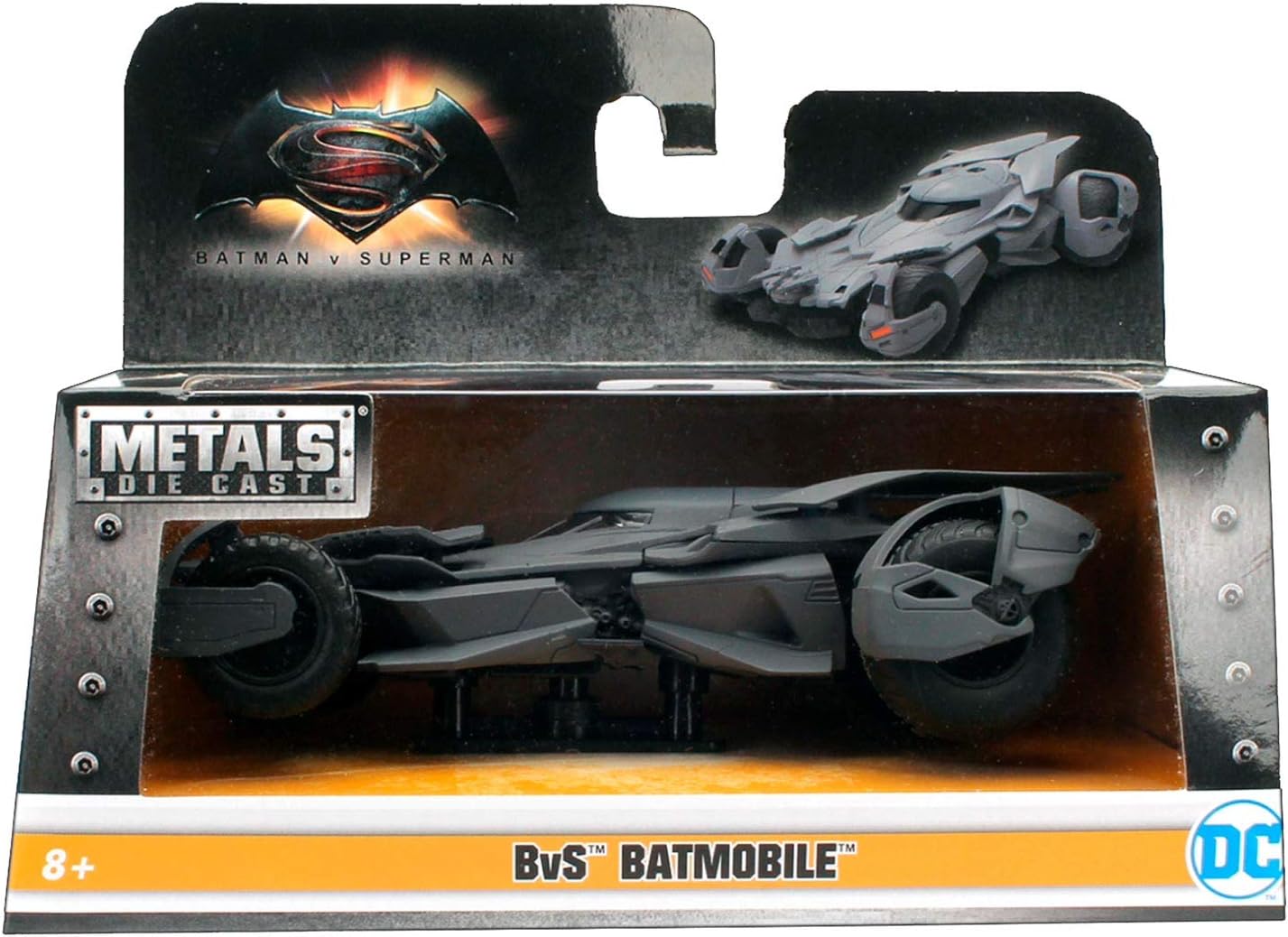 Jada – Batmobile Car Metal Justice League 132 Colección, Gris (253212005)