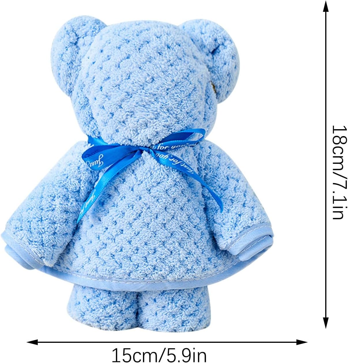 Toallas de mano de algodón suave con diseño de oso para baño, suministros de regreso a clases, regalo de boda, pareja, toalla para mascotas, perro,