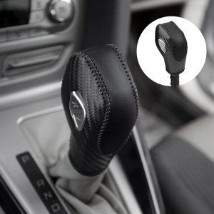 cueclue 1 funda para perilla de palanca de cambios automática, borde de perilla de cambio, funda de cuero para freno de mano, accesorios para el cueclue 1 funda para perilla de palanca de cambios automática, borde de perilla de cambio, funda de cuero para freno de mano, accesorios para el