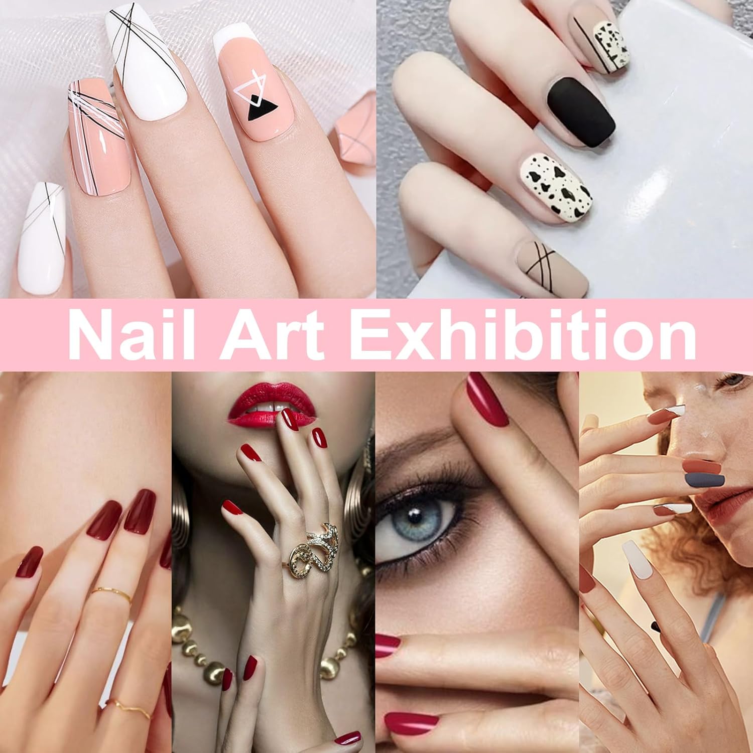 Shince Chance – Juego de pinceles para arte de uñas, 6 pinceles de diseño de uñas para esmalte de gel, dibujo fino, pequeños detalles, pintura de