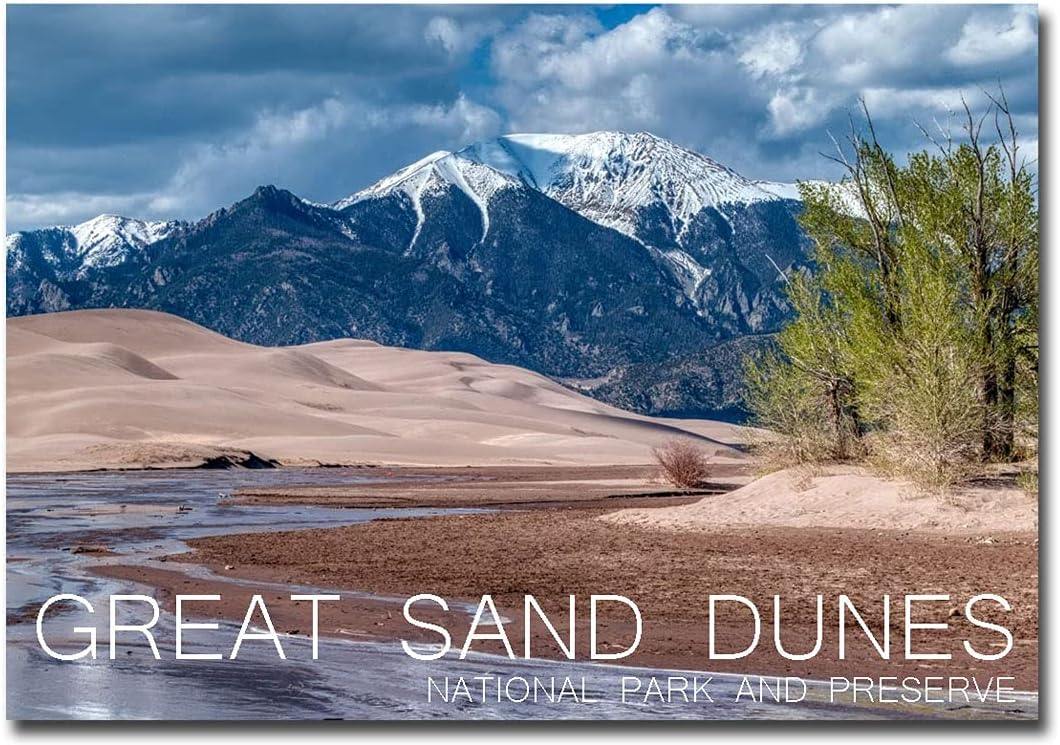Great Sand Dunes National Park, Colorado imán para nevera tamaño 2.5″ x 3.5″