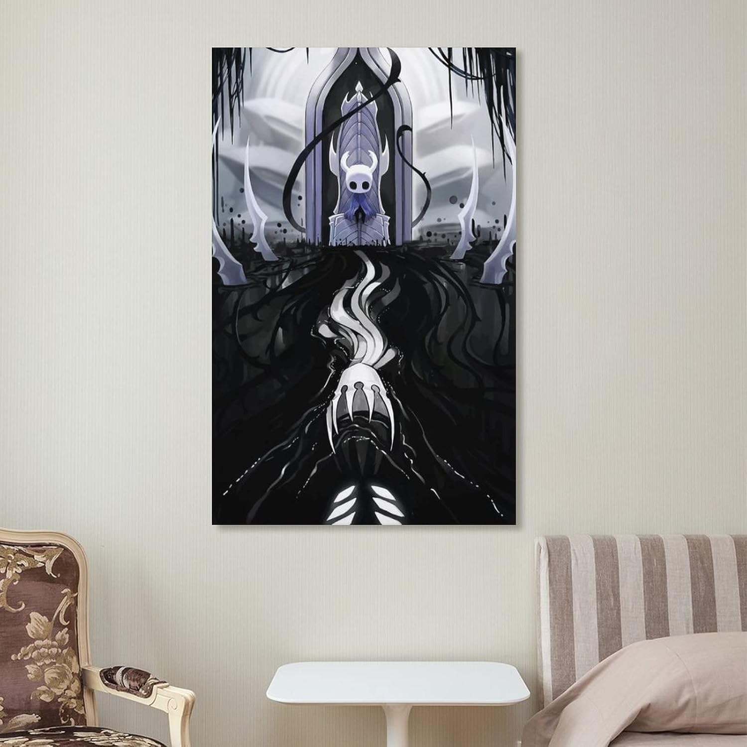 SNKB Póster de caballero hueco, pintura decorativa, lienzo, arte de pared, para sala de estar, dormitorio, 08 x 12 pulgadas (7.9 x 11.8 in)
