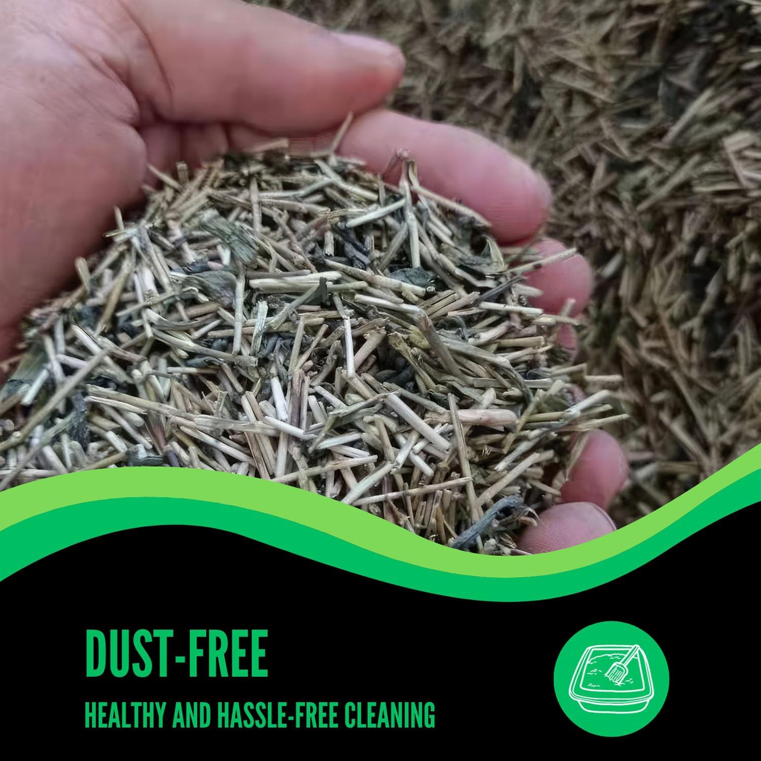 Desodorizador de arena para gatos, caja de arena para gatos, eliminador de orina de olores para mascotas para control de olores fuerte, removedor de