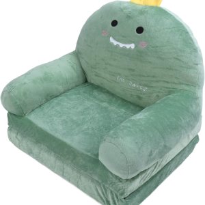Sofá para niños, cómodo al tacto, sofá plegable de dinosaurio para niños, extra suave de 2 asientos, 2 en 1, silla abierta o cama plegable, tumbona Sofá para niños, cómodo al tacto, sofá plegable de dinosaurio para niños, extra suave de 2 asientos, 2 en 1, silla abierta o cama plegable, tumbona