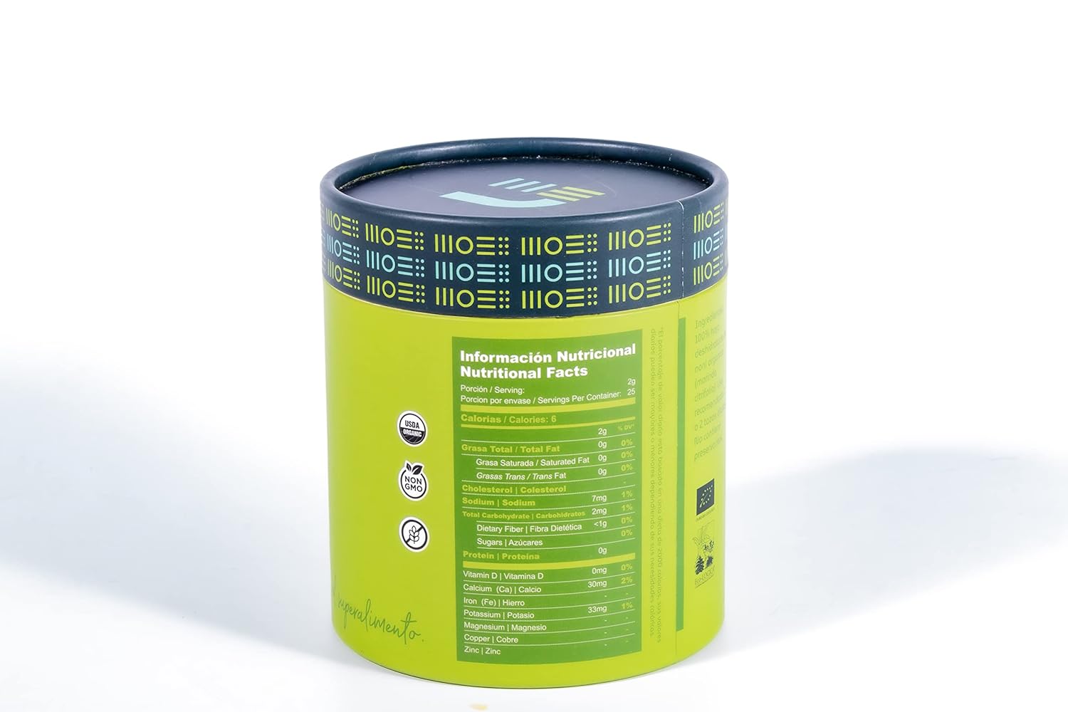 Nutri Noni Té Noni orgánico costarricense 100% puro. Hecho estrictamente a partir de brotes de hoja de noni, hoja rota. 25 porciones. Suelto, sin
