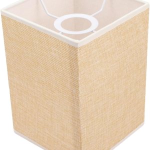 DOITOOL Pantalla vintage accesorios colgantes pantallas de lámpara cuadrada pantalla de luz de repuesto blanco pantalla de lámpara de esquina DOITOOL Pantalla vintage accesorios colgantes pantallas de lámpara cuadrada pantalla de luz de repuesto blanco pantalla de lámpara de esquina