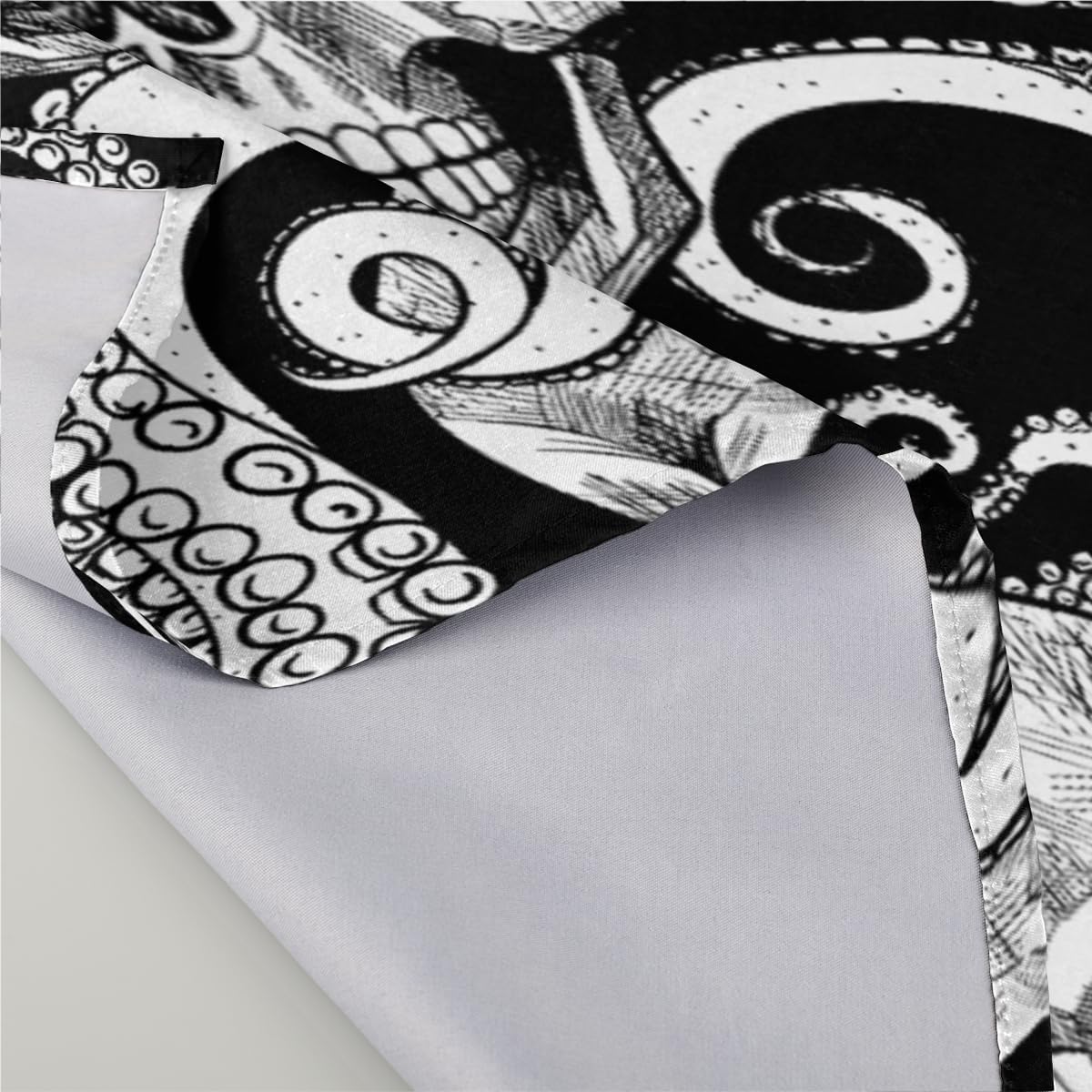 Cloth Napkins Set of 6 Octopus Skull 20×20 Inch Cloth Napkins Octopus Tentacle Washable Reusable Kitchen Dinner Napkins Table Decor for Wedding,