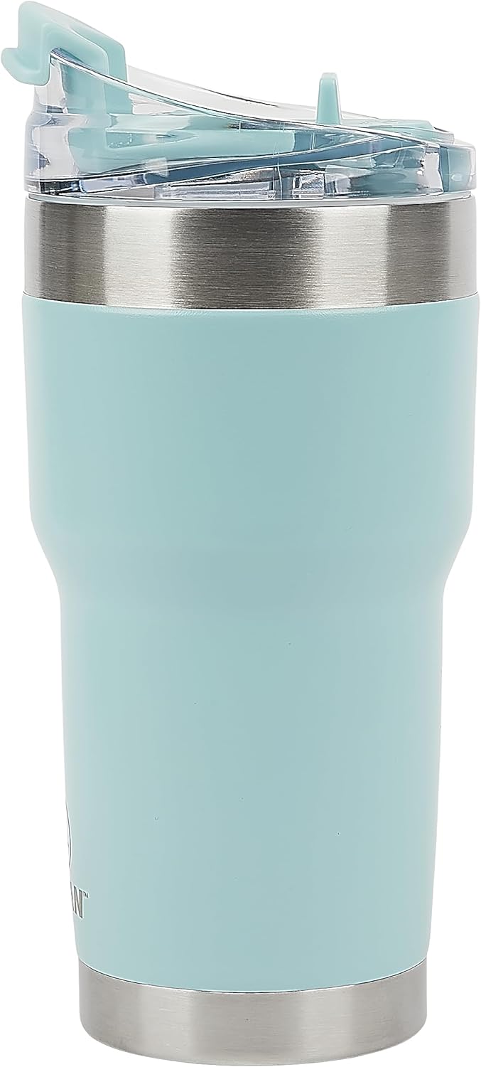 Pelican Hydration Pelican Traveler – Vaso aislado al vacío de 22 onzas, acero inoxidable, doble pared, con tapa doble, taza de café aislada con