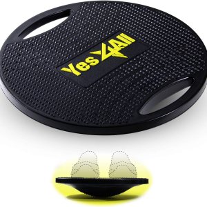 Yes4All Wobble Balance Board, Core Training Board, Stretch Board, Plastic, Balance Training, Carrying, Injury Prevention Yes4All Wobble Balance Board, Core Training Board, Stretch Board, Plastic, Balance Training, Carrying, Injury Prevention