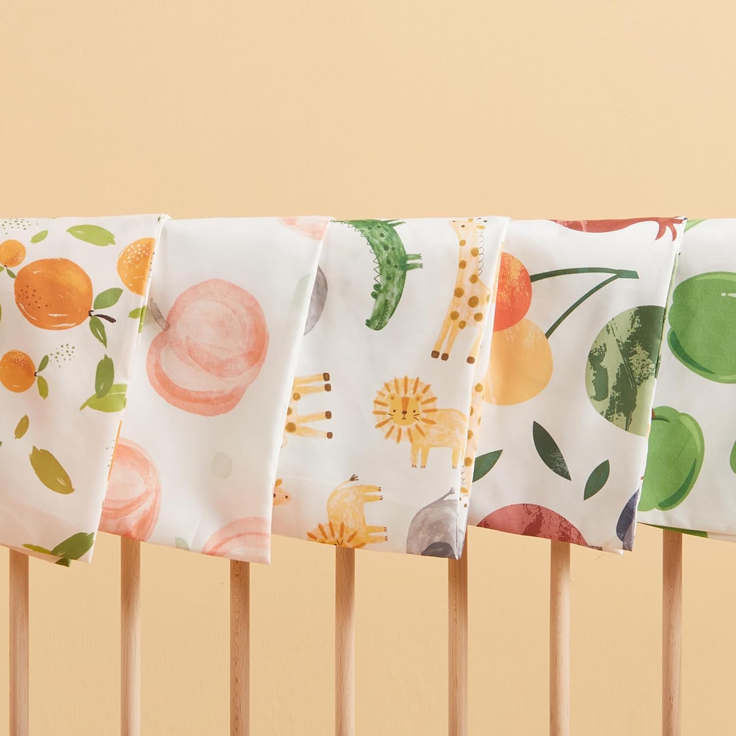 TILLYOU Fundas de almohada de viaje de 13 x 18 pulgadas para niños pequeños, paquete de 2, fundas de almohada lavables a máquina con cierre de