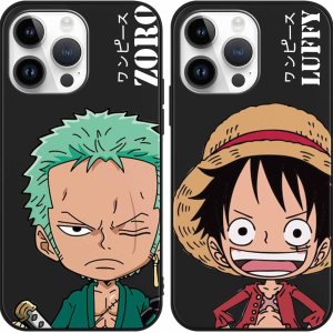 2 fundas geniales para iPhone 13 Pro Max de silicona de 6.7 pulgadas, estampado de personajes de dibujos animados de anime japonés para hombres, 2 fundas geniales para iPhone 13 Pro Max de silicona de 6.7 pulgadas, estampado de personajes de dibujos animados de anime japonés para hombres,