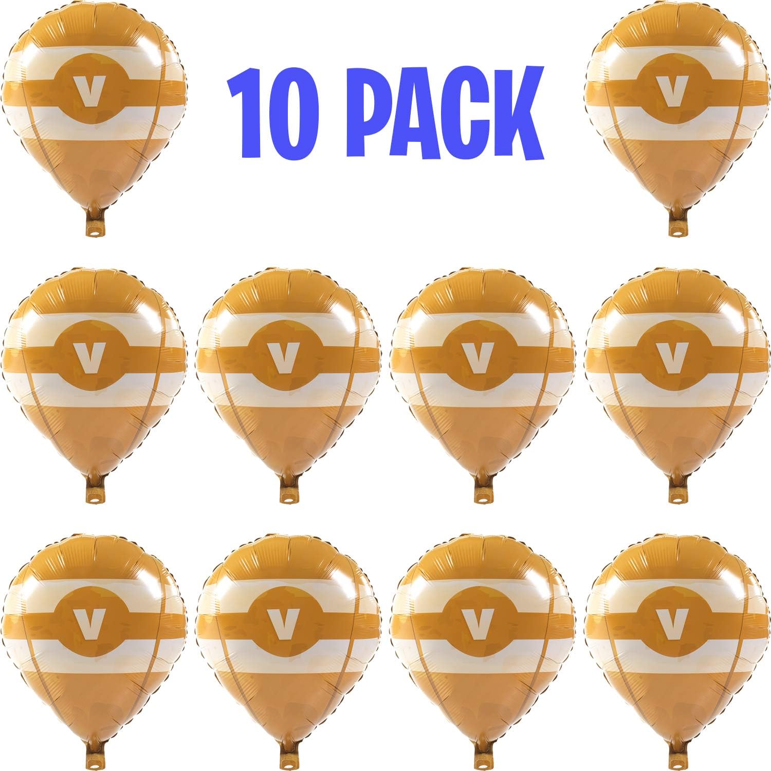 Globos amarillos grandes para caja de botín (paquete de 10)  Suministros de fiesta de cumpleaños para jugadores  Va con mercancía, jarras para