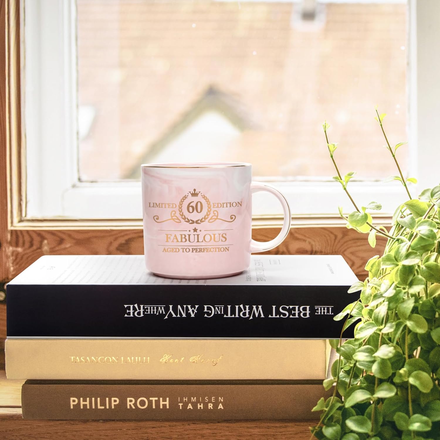 Cabtnca Regalos de 60 cumpleaños para mujeres, taza de edición limitada de 60, taza de cumpleaños de 60, ideas de regalo de cumpleaños 60, regalos