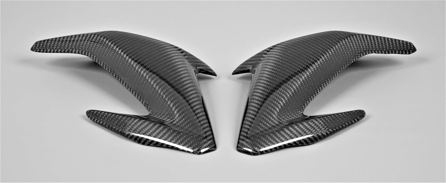 Paneles laterales superiores de fibra de carbono para Kawasaki Z900 2017-2019