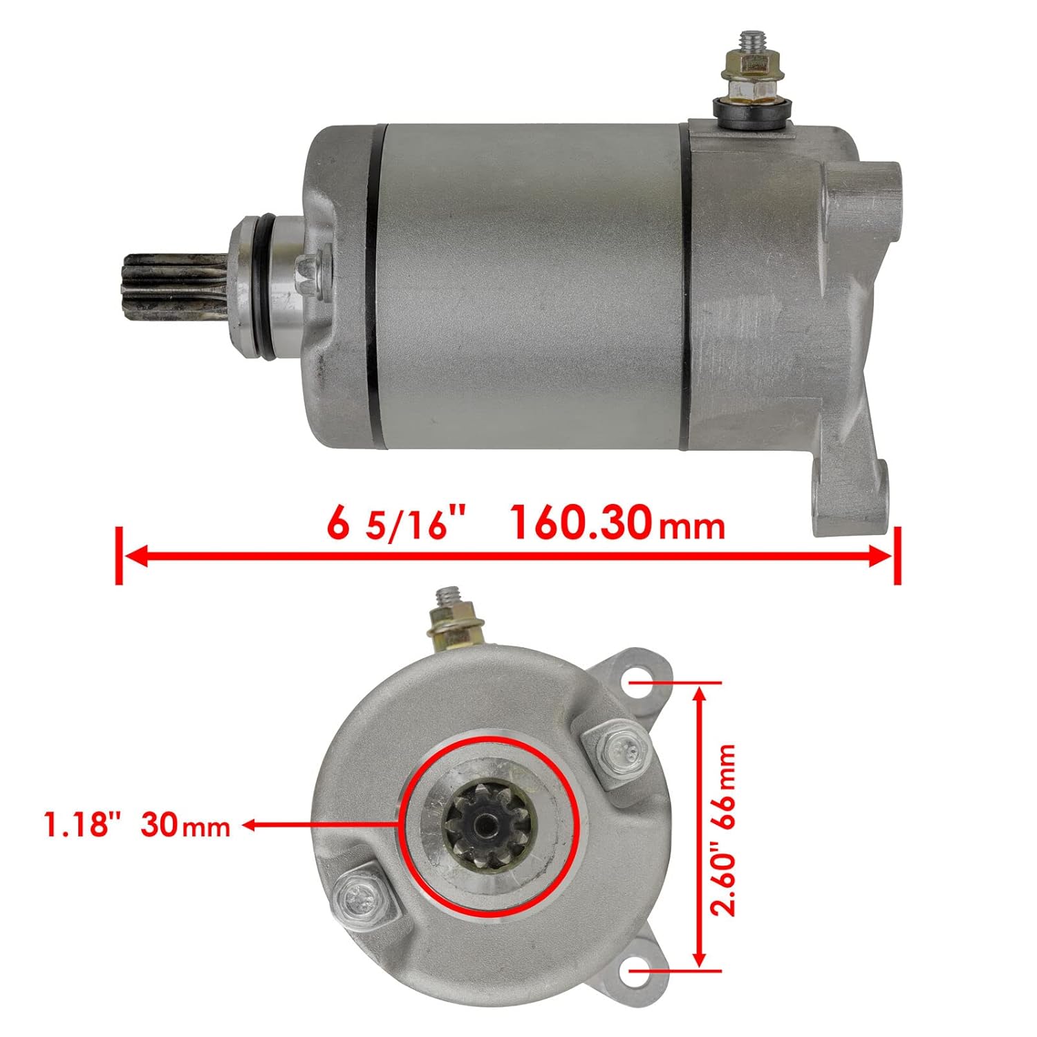 for Starter for Polaris Scrambler 500 2X4 1997 1998 1999 2000 2001 2002 2003-2009 Mod-ZTF1-14319