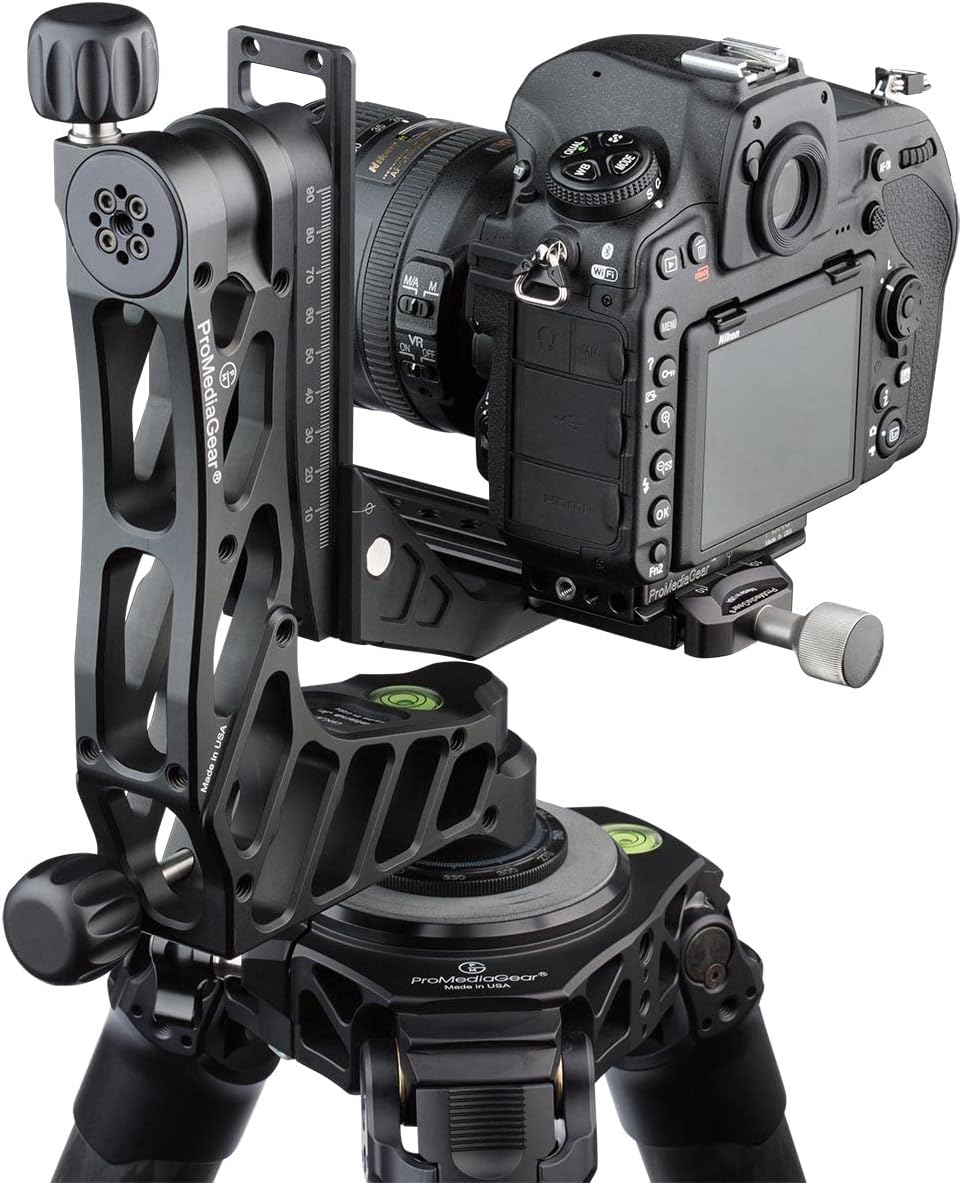 ProMediaGear PXC1 – Riel nodal tipo Arca-Swiss de 6 pulgadas con abrazadera integrada, cola de paloma doble