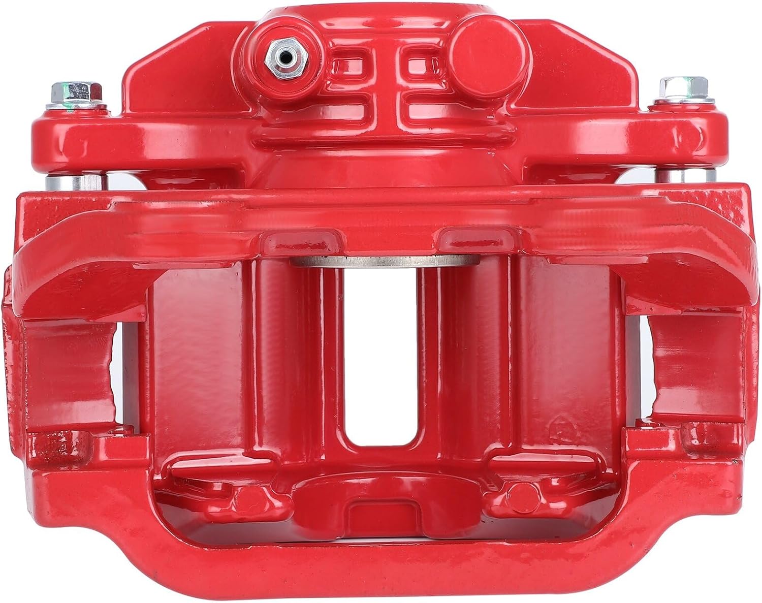 SCITOO Pinza de freno trasera izquierda con soporte 18-B4726 rojo compatible para Cadillac 2000-2002 para Chevrolet 1999-2005 para GMC 1999-2005