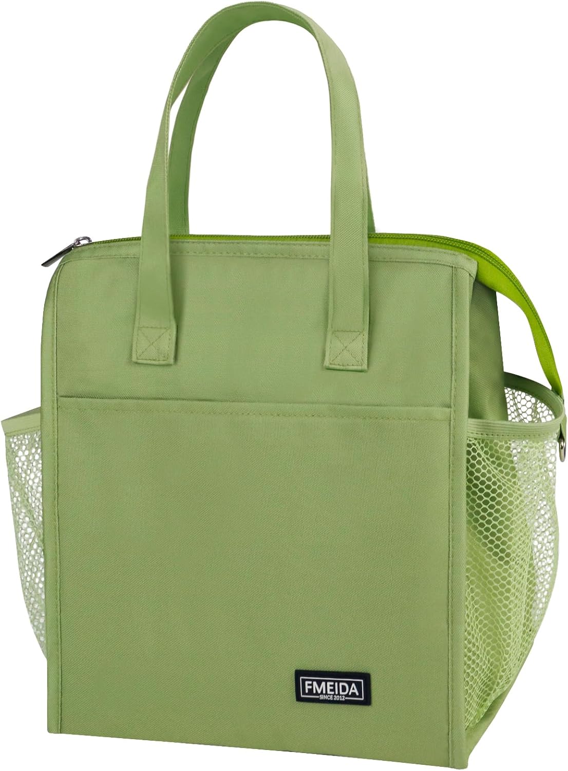 Fmeida Lonchera térmica para mujer, a prueba de fugas, bolsa de almuerzo reutilizable, bolsa de almuerzo estética grande, bolsa de almuerzo con