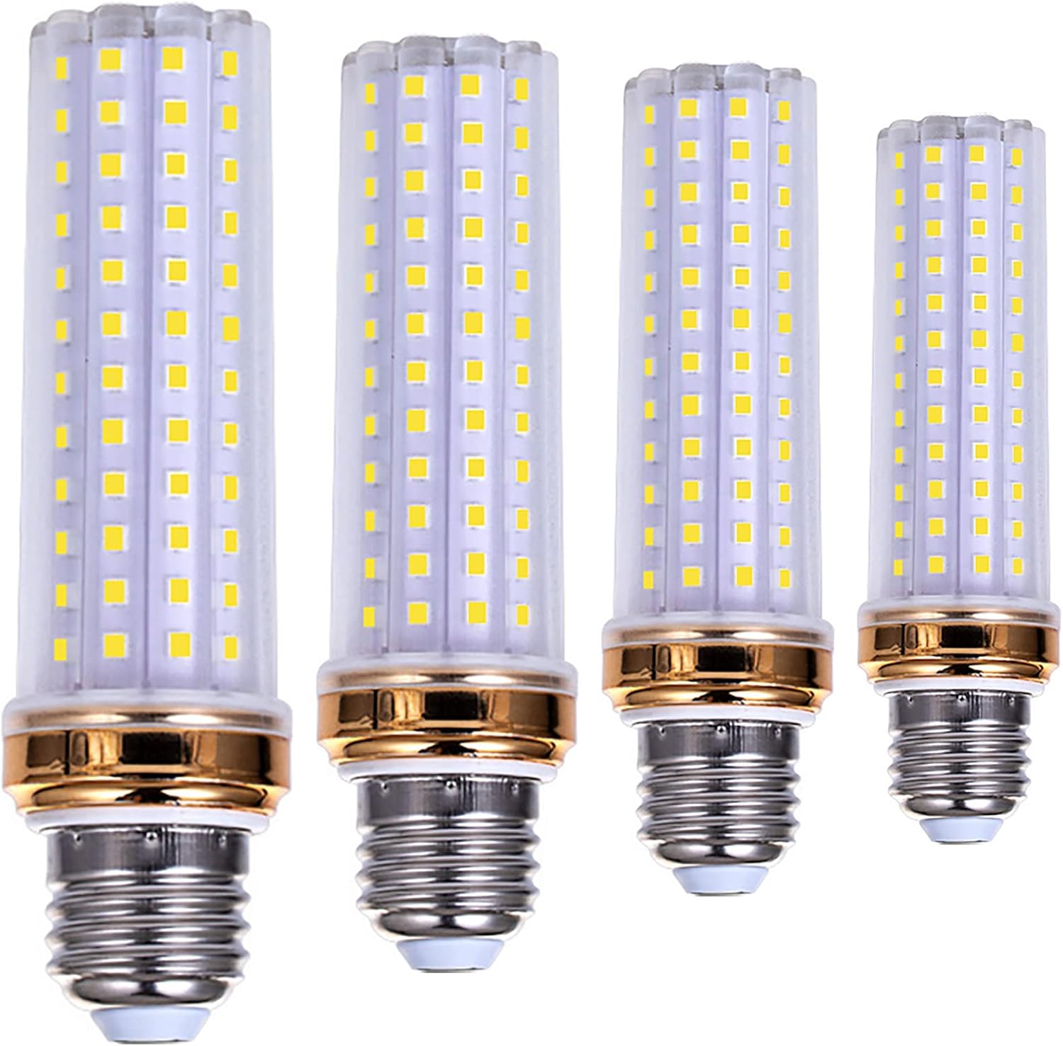 Bombilla LED E26 de maíz de 24 W, bombillas LED equivalentes a 200 W, base media E26 para iluminación de interiores, lámpara colgante no regulable,