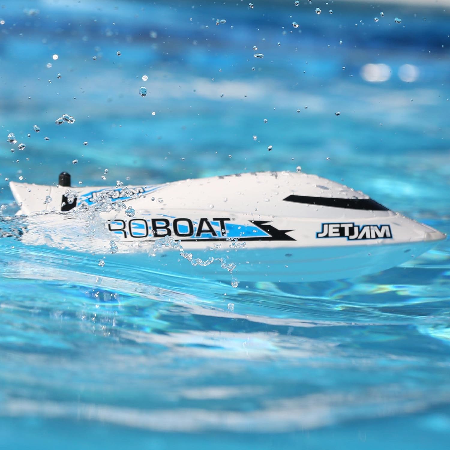 Horizon Hobby Pro Boat RC Jet Jam V2 – Pilas de 12 pulgadas para transmisor no incluidas, color blanco PRB08031V2T2