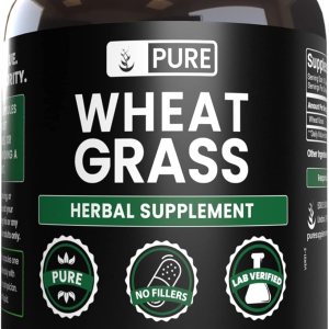 Pure Original Ingredients Hierba de trigo (365 cápsulas) sin magnesio o rellenos de arroz, siempre puro, verificado por laboratorio Pure Original Ingredients Hierba de trigo (365 cápsulas) sin magnesio o rellenos de arroz, siempre puro, verificado por laboratorio