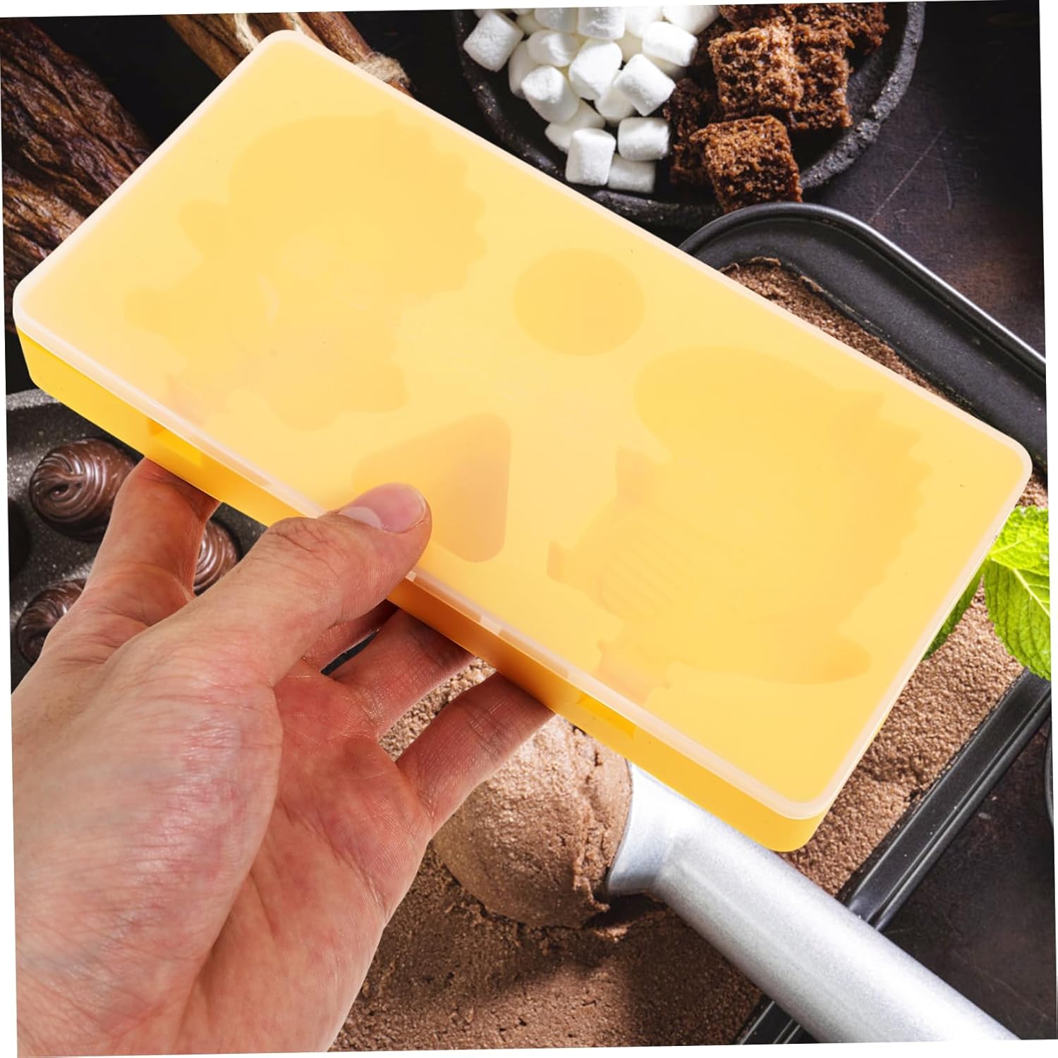 Abaodam 2 Sets Ice Cream Mold Small Popsicle Molds Food Molds Mini Popsicle Molds Popsicle Silicone Molds Mini Silicone Molds Heart Silicone Mold