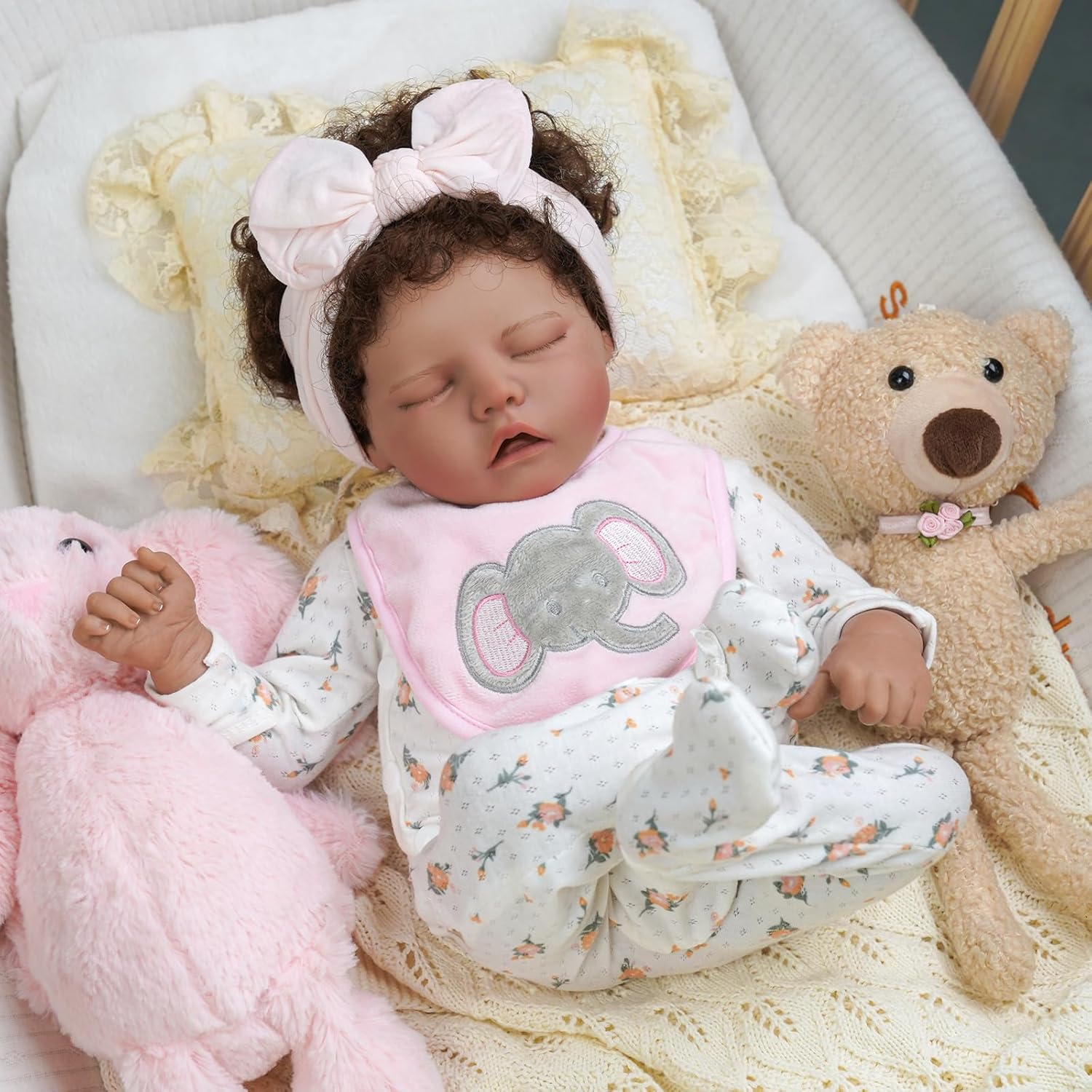 BABESIDE Muñecas realistas de bebé recién nacido, muñecas de bebé recién nacidas realistas de 17 pulgadas, muñecas de bebé de la vida real con ropa