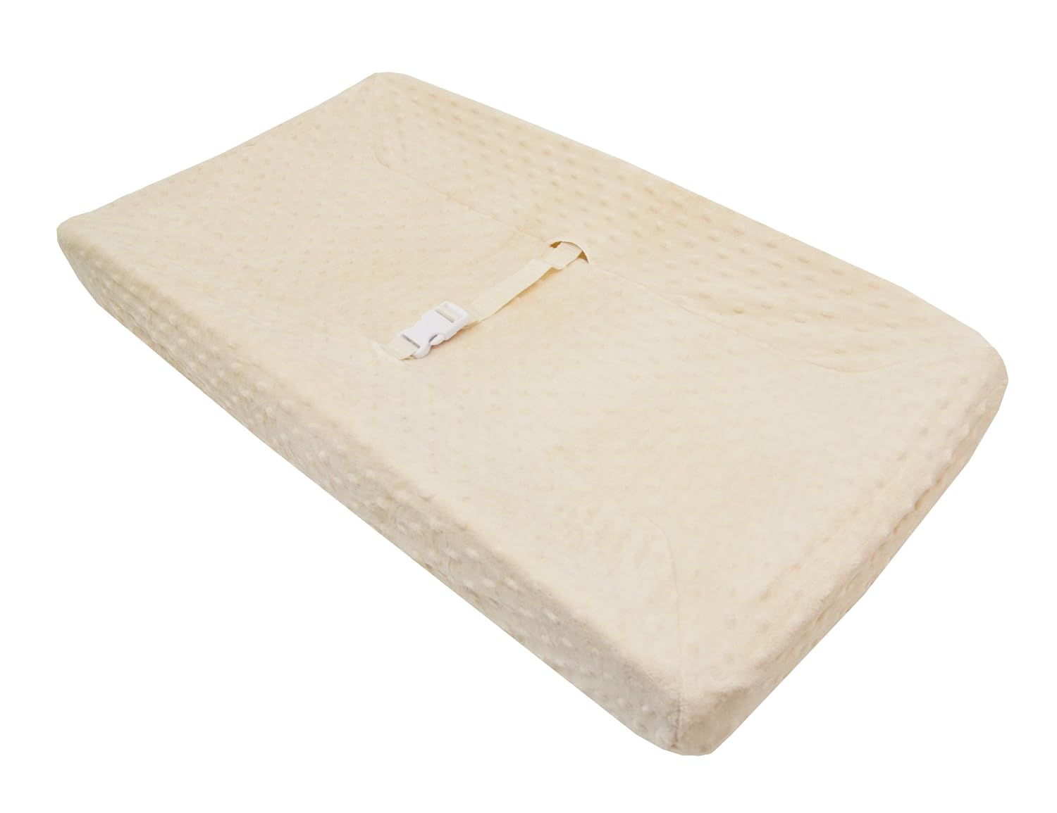 Cubierta para almohadilla de cambio, con puntos en relieve, ultrasuave, de American Baby Company, ajustable al contorno, Crudo Puff