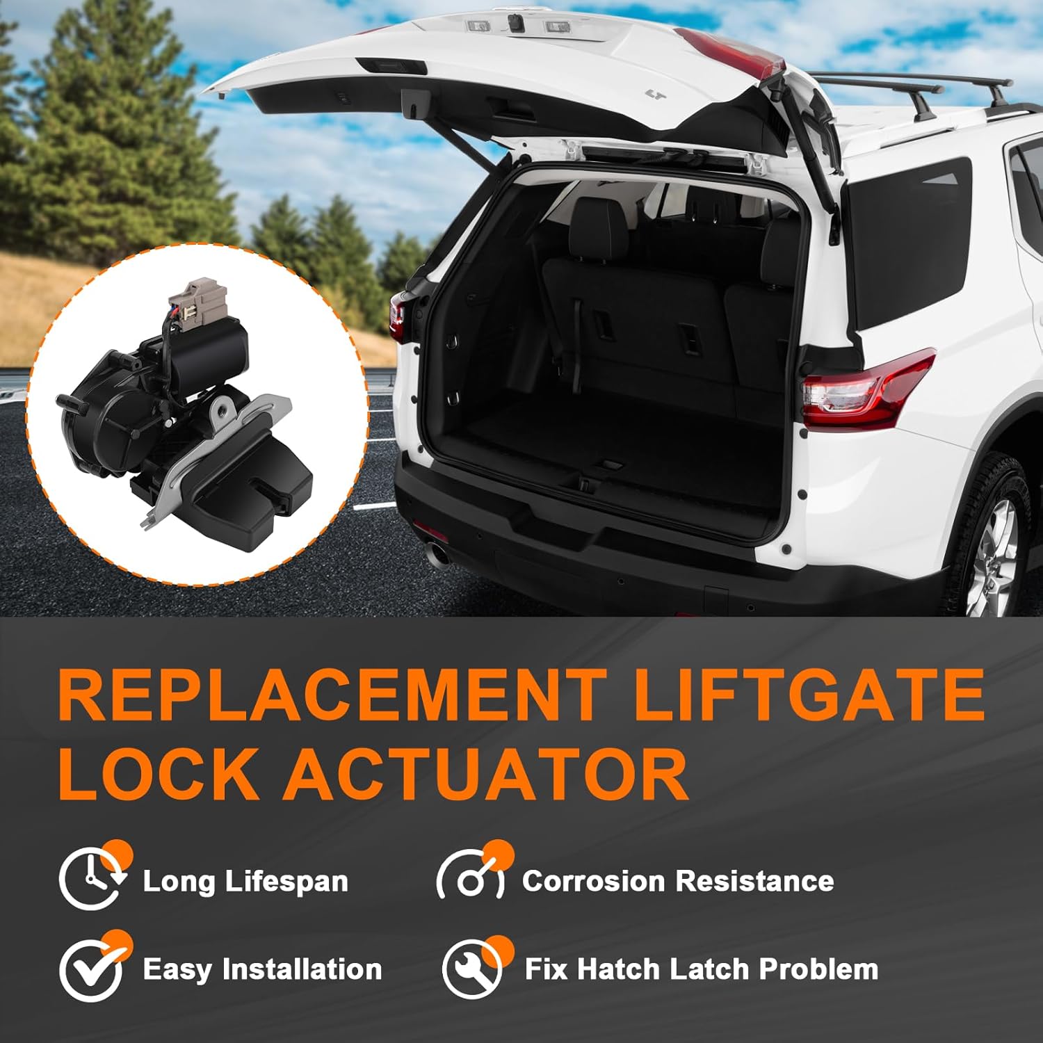 Actuador de bloqueo de puerta elevadora para Ford Edge Escape Expedition Explorer Police Interceptor 2015-2021, Lincoln MKX Corsair Navigator
