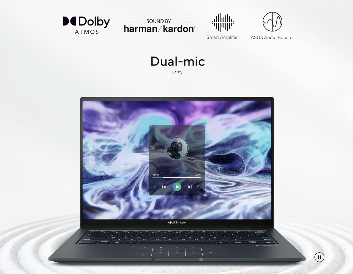 ASUS Zenbook 14.5″ 2.8K (2880 x 1800) 120Hz OLED Laptop  EVO 14-Core i7-13700H  16GB DDR5  100% DCI-P3  WiFi 6E  2X Thunderbolt 4  Widnows 11 Home