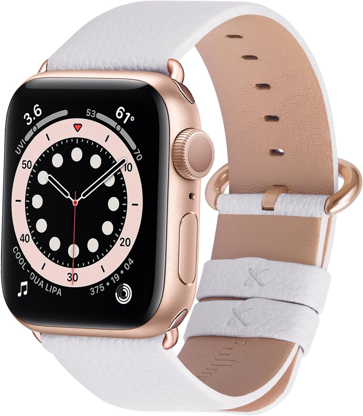 Fullmosa – Correa compatible con Apple Watch (38 mm, 40 mm, 42 mm, 44 mm), de piel, compatible con Apple Watch SE y Series 6, 5, 4, 3, 2 y 1
