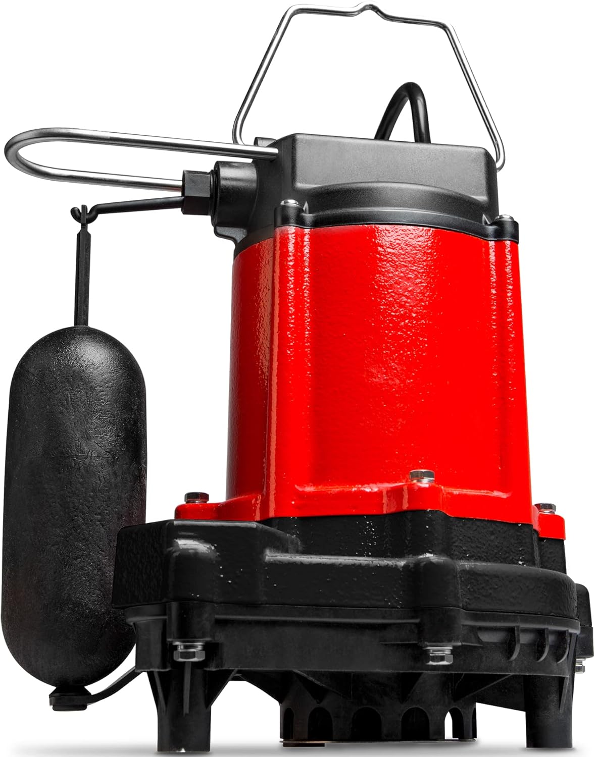 Red Lion RL-50SC 14942653 Bomba de sumideroefluente de hierro fundido de 12 HP, 115 voltios, 4000 GPH, con interruptor de flotador de acción a