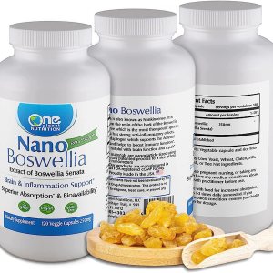 One Planet Nutrition Nano Boswellia 250mg – Suplemento de nanopartículas, suplemento de incienso – Suplementos de apoyo y vitaminas a base de One Planet Nutrition Nano Boswellia 250mg – Suplemento de nanopartículas, suplemento de incienso – Suplementos de apoyo y vitaminas a base de