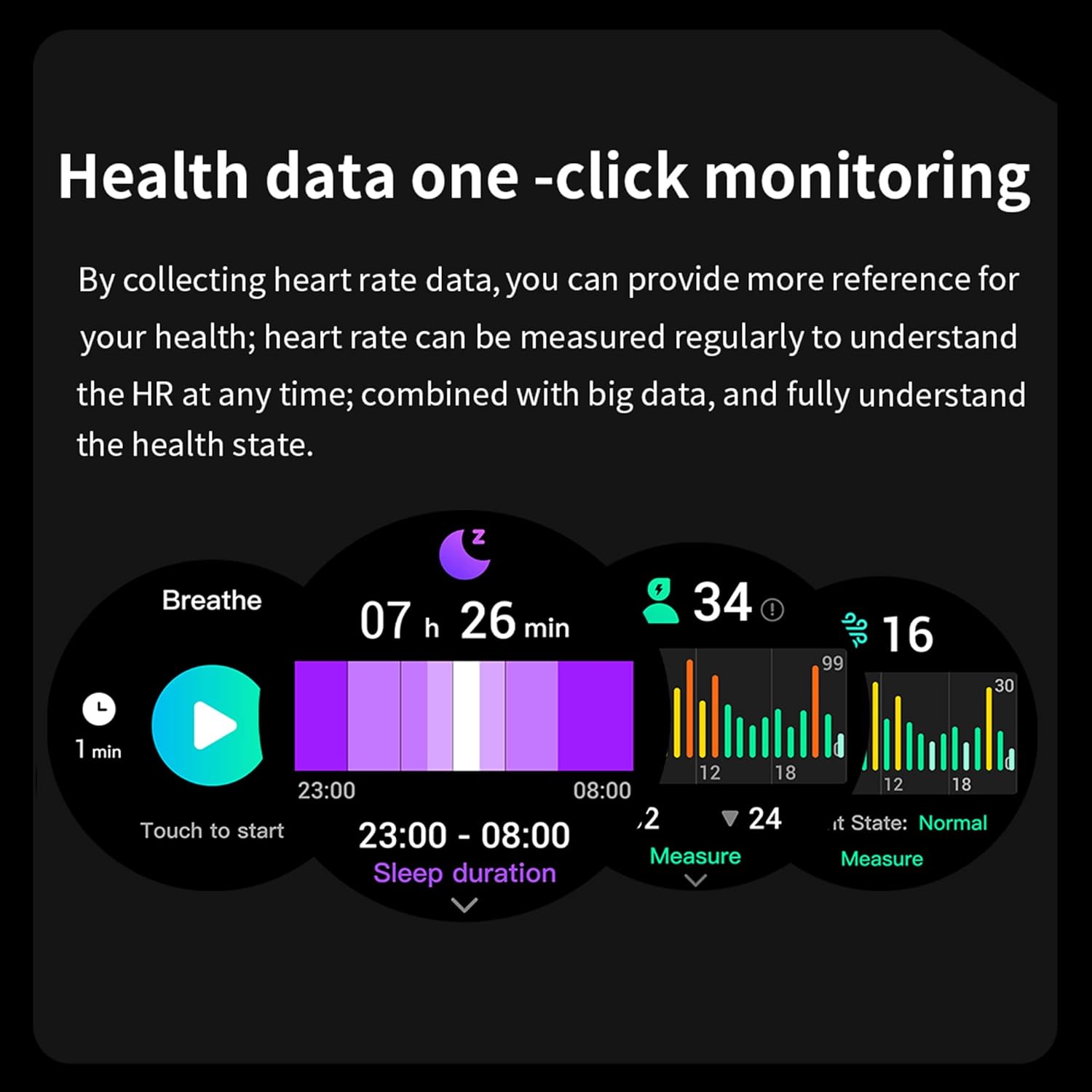 Reloj inteligente para hombres y mujeres (respuestahacer llamadas), rastreador de actividad física con monitor de frecuencia cardíaca, monitor de