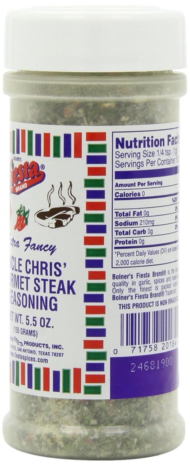 Fiesta Condimento Gourmet Steak, 5.5 onzas