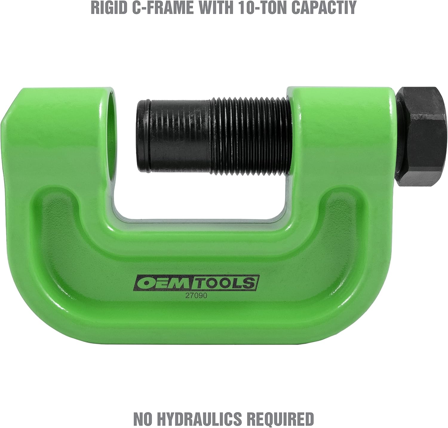 OEMTOOLS 27090 Prensa de anclaje de freno, prensa de pasador de anclaje de acero de alto grado para camión, herramienta de buje de pasador de