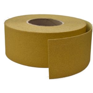 Gritly – Rollo de papel de lija PSA Gold Longboard de 25 yardas de largo, 2-34 pulgadas de ancho, rollo de papel de lija con respaldo adhesivo para Gritly – Rollo de papel de lija PSA Gold Longboard de 25 yardas de largo, 2-34 pulgadas de ancho, rollo de papel de lija con respaldo adhesivo para