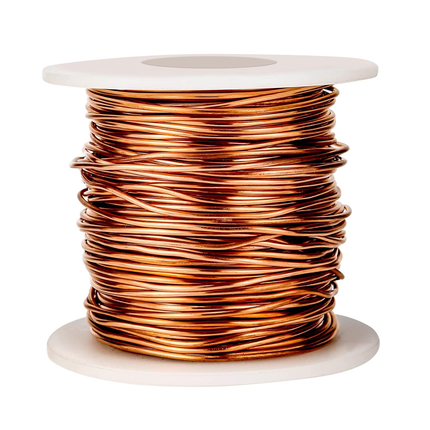 99.9% alambre de cobre suave, calibre 180.039 in de diámetro, 213 pies213.3 ft, carrete de 1 libra de alambre de cobre puro, alambre para hacer joyas