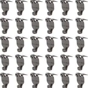 Percha de cuadros para paneles de yeso con garra, 30 ganchos sin clavos, fácil de usar para paneles de yeso, ganchos para marcos de fotos, espejos Percha de cuadros para paneles de yeso con garra, 30 ganchos sin clavos, fácil de usar para paneles de yeso, ganchos para marcos de fotos, espejos