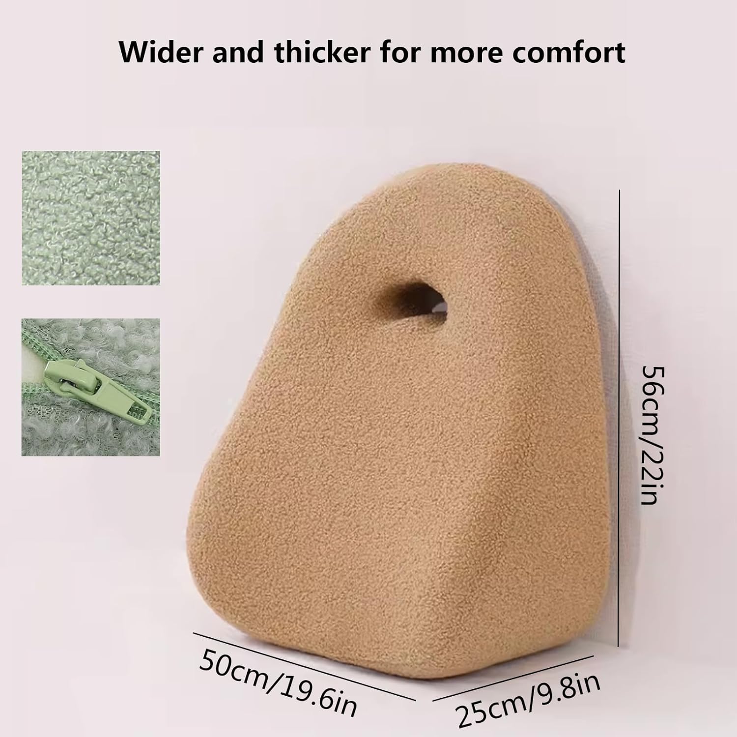 Almohadas de apoyo de posicionamiento del respaldo, almohada de lectura para cama adulta, almohadas lumbares, la mejor almohada triangular de espuma
