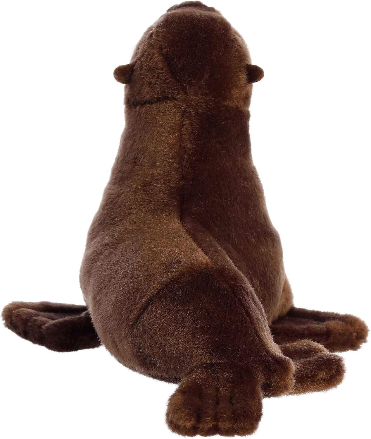 Aurora Adorable león marino de peluche Miyoni, detalle realista, compañía entrañable, marrón, 11 pulgadas