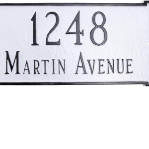 Placa de pared personalizada de metal fundido New Yorker TWO LINE – Letrero de dirección de montaje en pared para el hogar o al aire libre – Placa de pared personalizada de metal fundido New Yorker TWO LINE – Letrero de dirección de montaje en pared para el hogar o al aire libre –