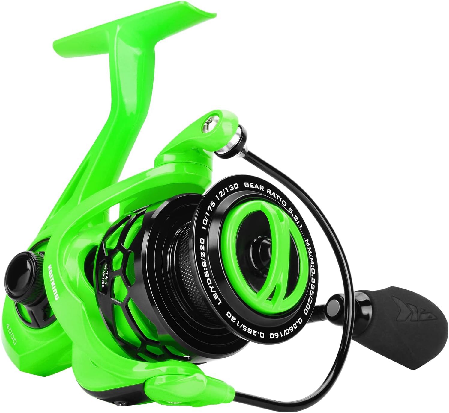 KastKing Zephyr Spinning Reel 5.6oz – Size 500 is Perfect for UltralightIce Fishing,7+16+1BB Smooth Powerful Fishing Reel, Fresh & Saltwater Fishing