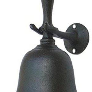 NACH Campana de cena rústica de hierro fundido, JS-90-349 NACH Campana de cena rústica de hierro fundido, JS-90-349