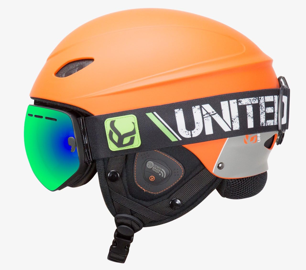 Demon United Phantom – Casco con audio y lentes para nieve Supra