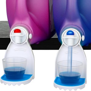 Gembom – Portavasos para detergente para ropa, paquete de 2 con bandeja de goteo mejorada Gembom – Portavasos para detergente para ropa, paquete de 2 con bandeja de goteo mejorada